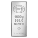 1 kilo IGR silver bar - Image 2